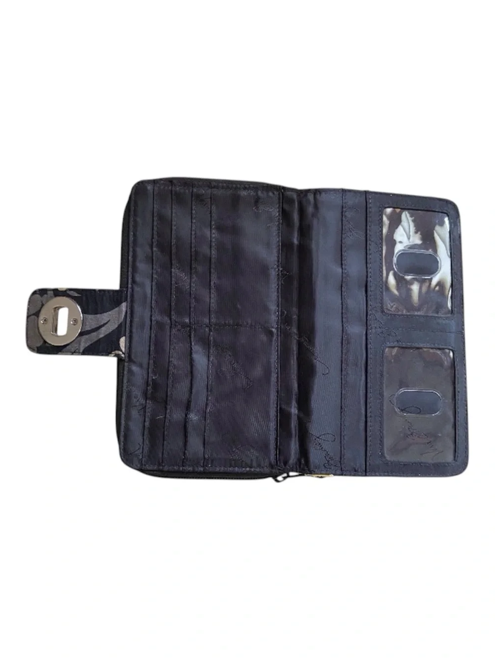 Vera Bradley Baroque Zip Around Wallet Clutch Retired - Picture 5 of 7